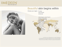 Tablet Screenshot of imedeen.com