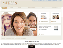 Tablet Screenshot of imedeen.se