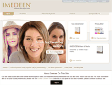 Tablet Screenshot of imedeen.dk