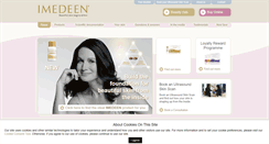 Desktop Screenshot of imedeen.co.uk