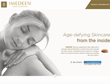 Tablet Screenshot of imedeen.us