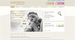 Desktop Screenshot of imedeen.com.sg